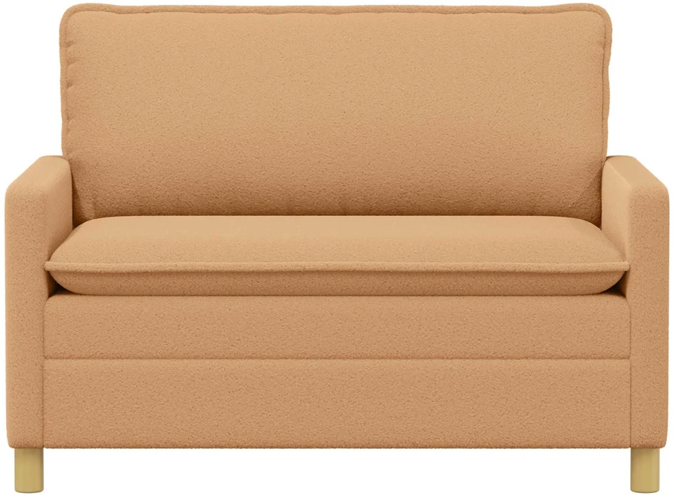 Sofa 2 vietos Smėlio 126 x 81 x 87,5 cm Audinys