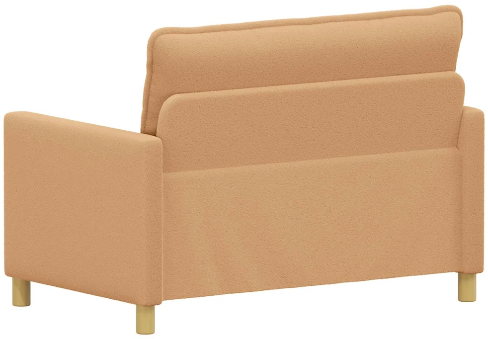 Sofa 2 vietos Smėlio 126 x 81 x 87,5 cm Audinys