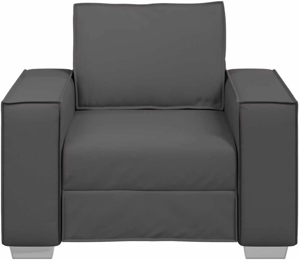 Sofa Kėdė Pilka 100 cm Dirbtinė oda