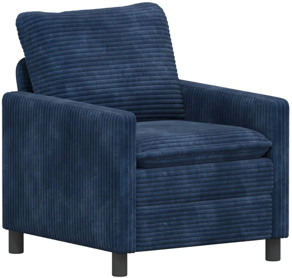Sofa Sofos komplektas 2 vnt. Jūrinė mėlyna Poliesteris