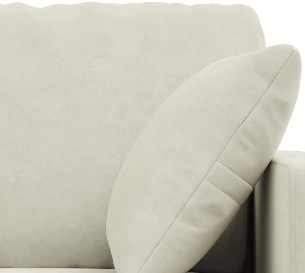 Sofa Sofos komplektas 2 vnt. Kreminė Aksomas