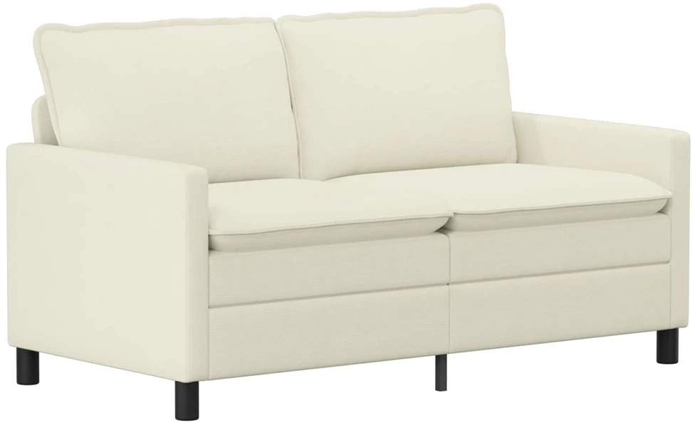 Sofa Sofos komplektas 2 vnt. Kreminė Audinys