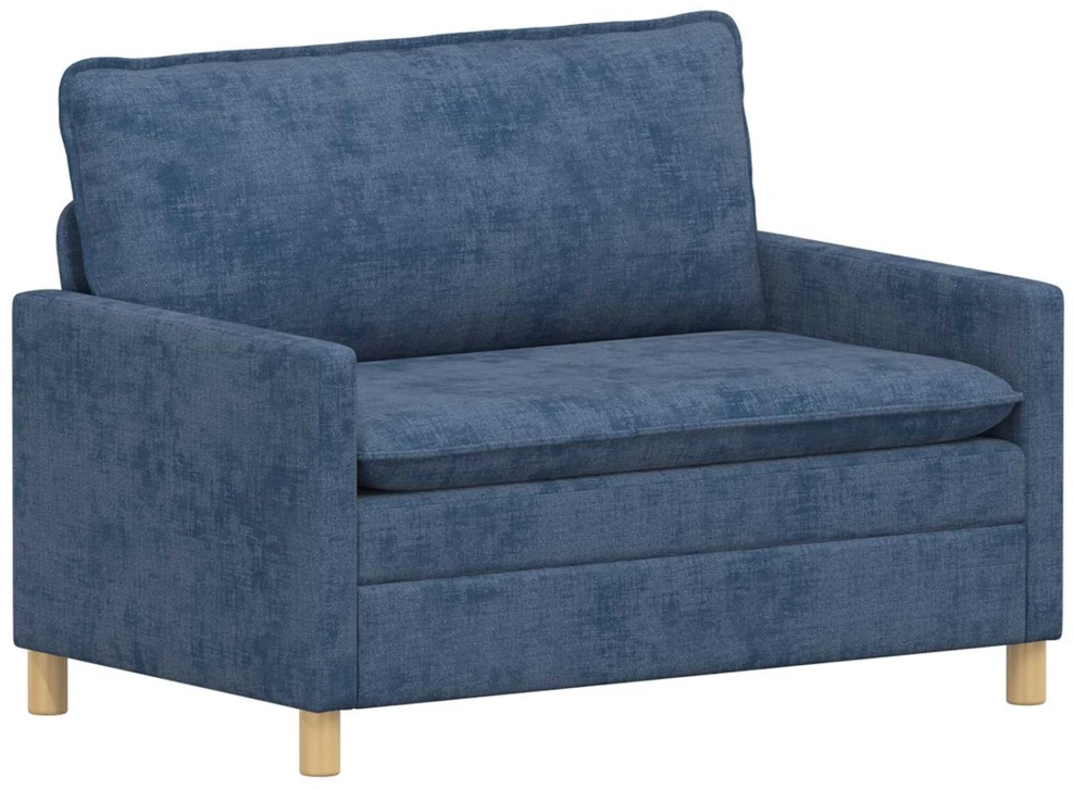 Sofa Sofos komplektas 2 vnt. Mėlyna Poliesteris
