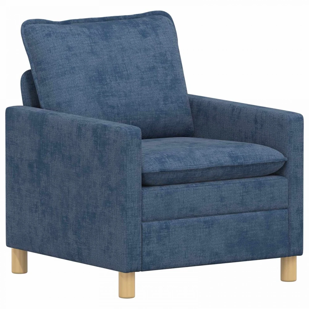 Sofa Sofos komplektas 2 vnt. Mėlyna Poliesteris