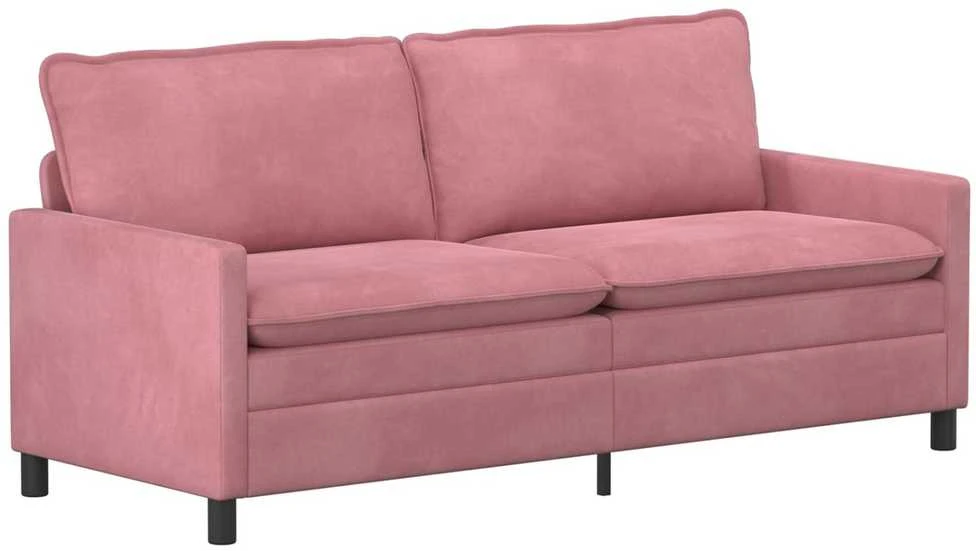 Sofa Sofos komplektas 2 vnt. Rožinė Aksomas