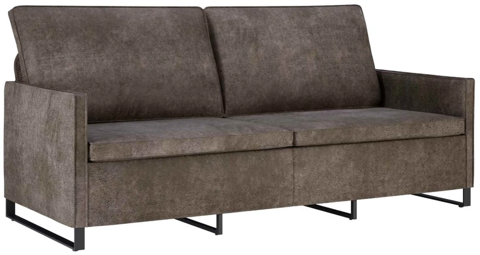 Sofa Sofos komplektas 2 vnt. Tamsiai pilka Dirbtinė zomša