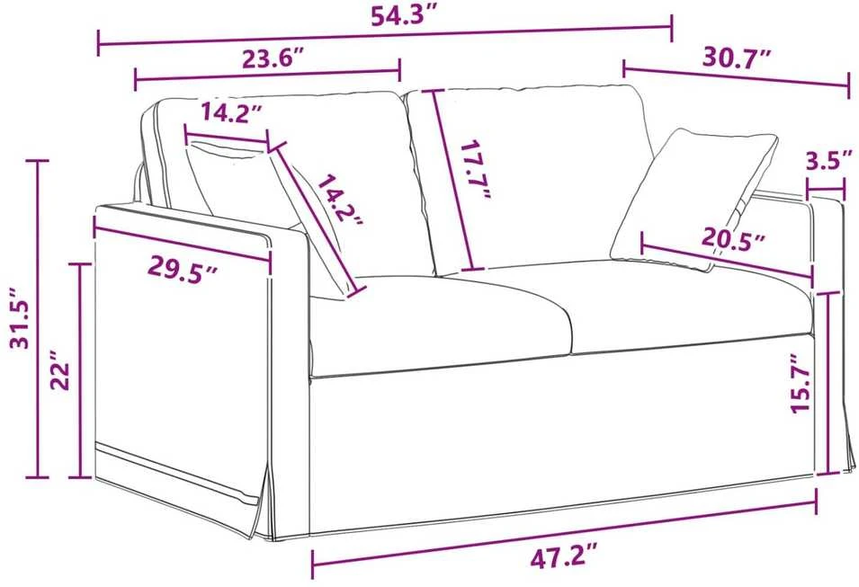 Sofa Sofos komplektas 2 vnt. Tamsiai pilka Aksomas