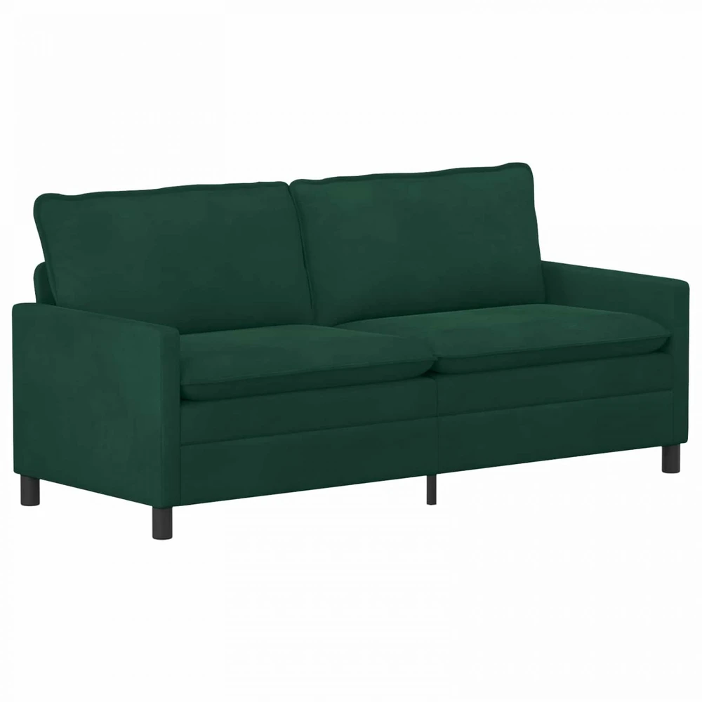 Sofa Sofos komplektas 2 vnt. Tamsiai žalia Aksomas