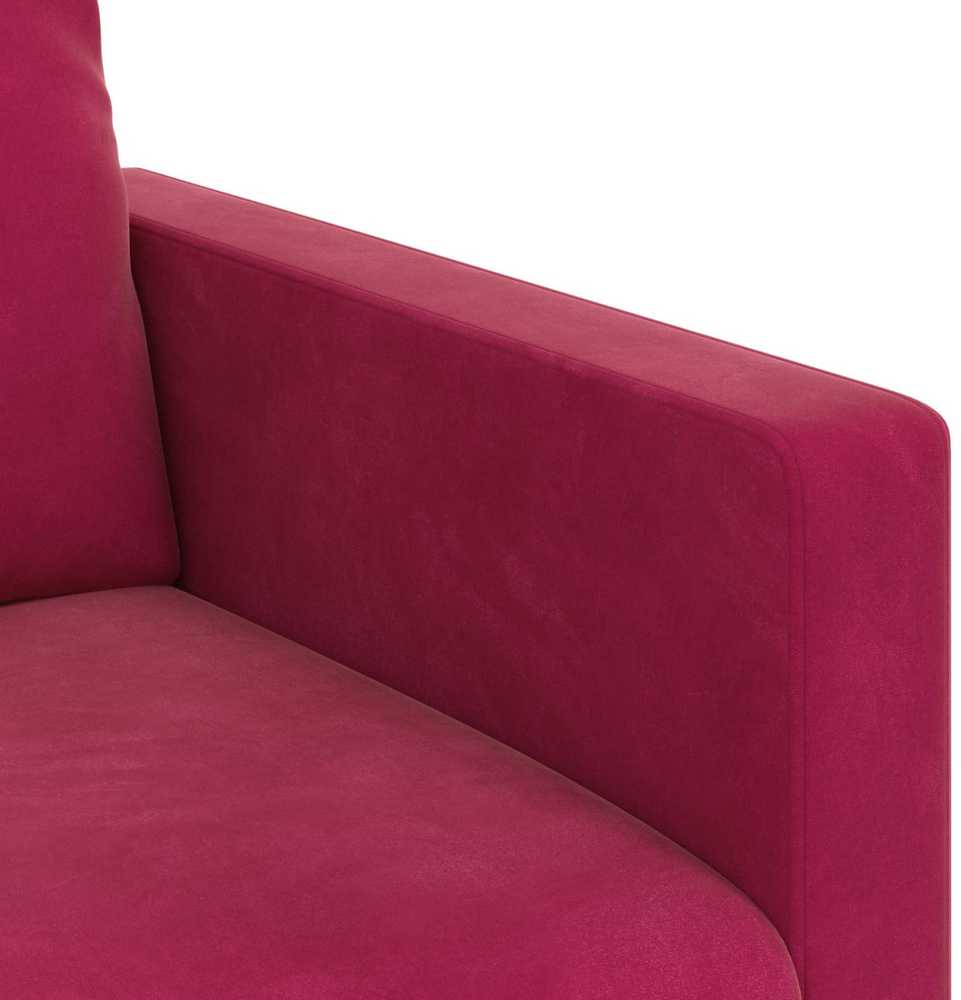 Sofa Sofos komplektas 2 vnt. Vyno raudona Aksomas