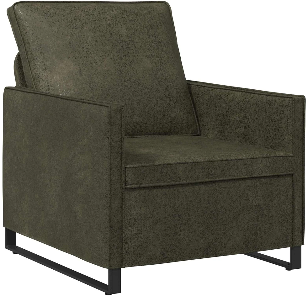 Sofa Sofos komplektas 2 vnt. Armijos Žalia Dirbtinė zomša