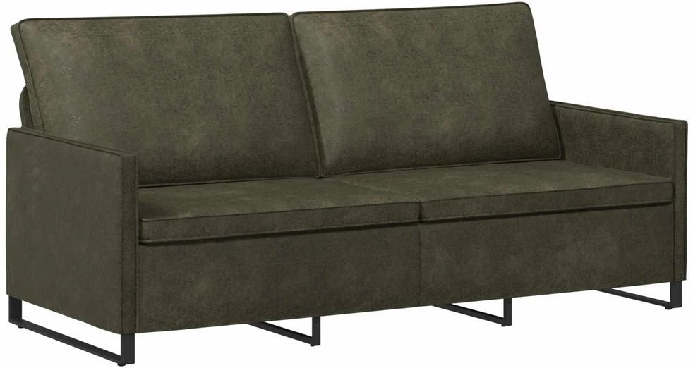 Sofa Sofos komplektas 2 vnt. Armijos Žalia Dirbtinė zomša