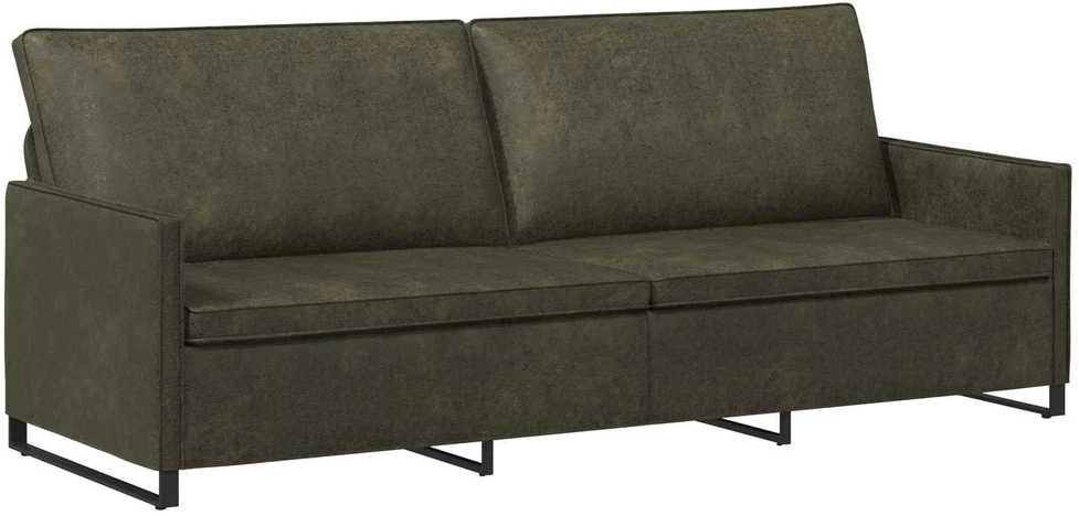 Sofa Sofos komplektas 2 vnt. Armijos Žalia Dirbtinė zomša