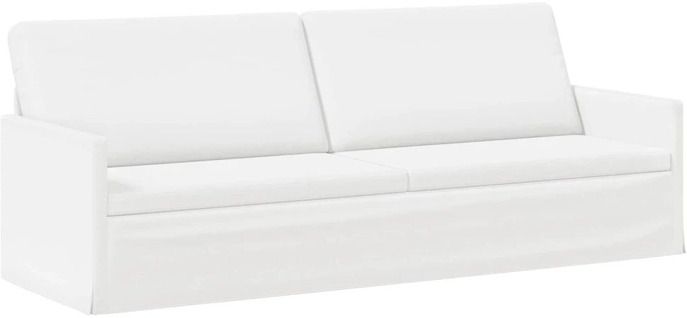 Sofa Sofos komplektas 2 vnt. Balta Audinys