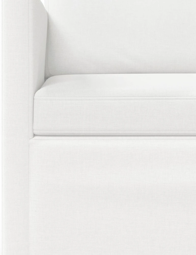 Sofa Sofos komplektas 2 vnt. Balta Audinys