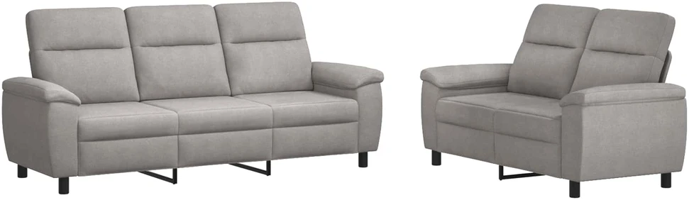 Sofa Sofos komplektas 2 vnt. Debesų pilka Audinys