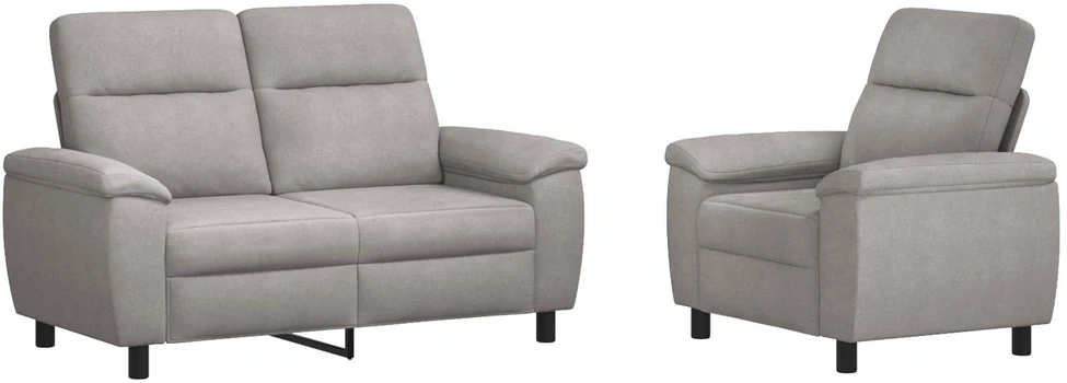 Sofa Sofos komplektas 2 vnt. Debesų pilka Audinys