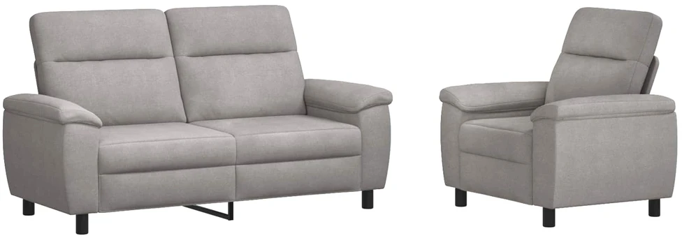 Sofa Sofos komplektas 2 vnt. Debesų pilka Audinys