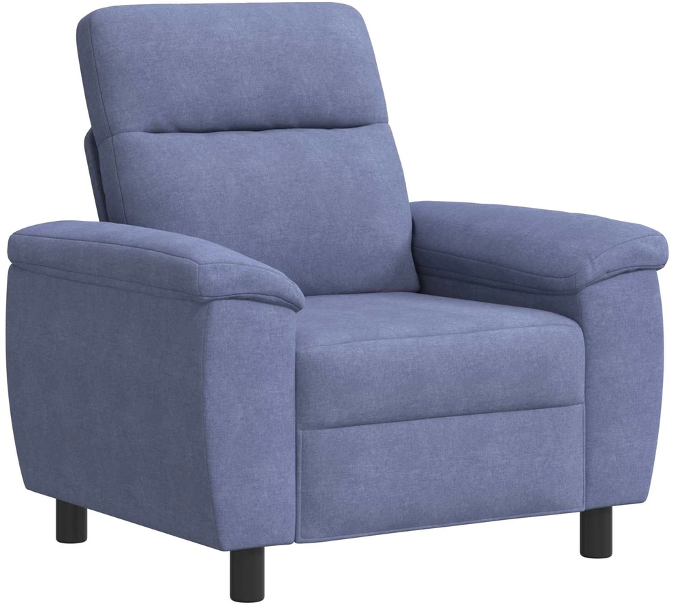 Sofa Sofos komplektas 2 vnt. Džinsinės mėlynos Audinys