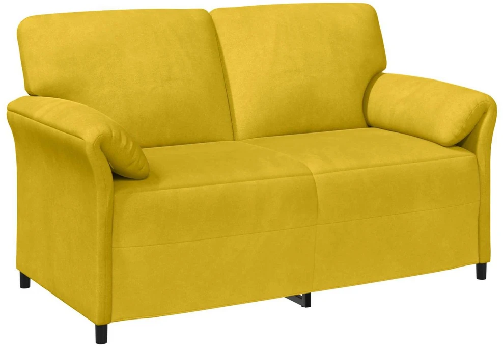 Sofa Sofos komplektas 2 vnt. Geltona Aksomas