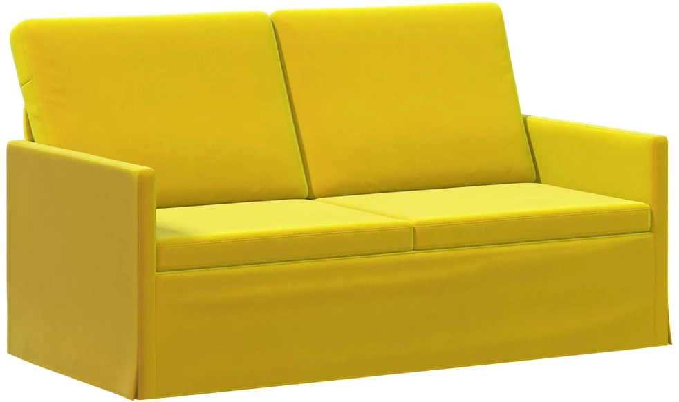 Sofa Sofos komplektas 2 vnt. Geltona Aksomas