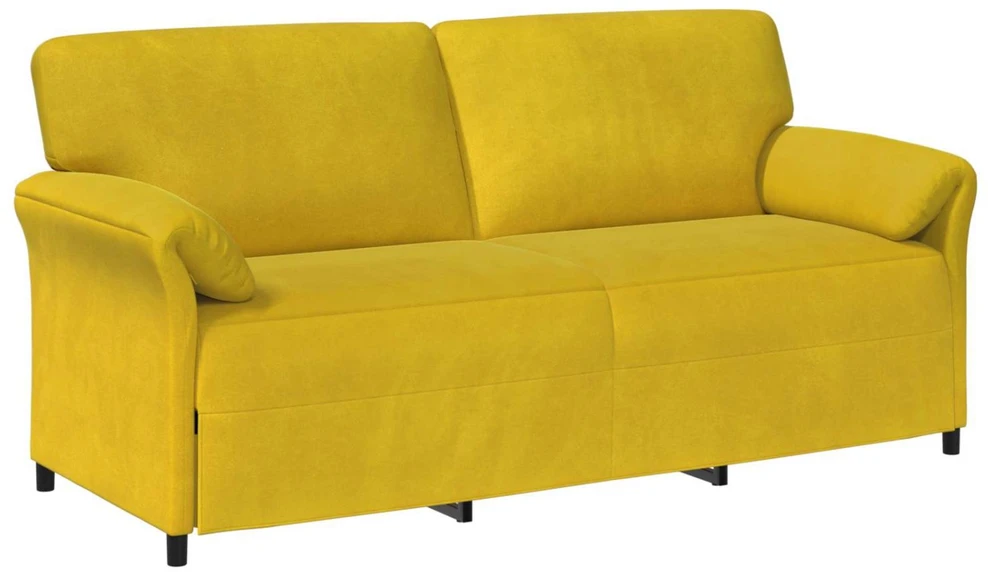 Sofa Sofos komplektas 2 vnt. Geltona Aksomas