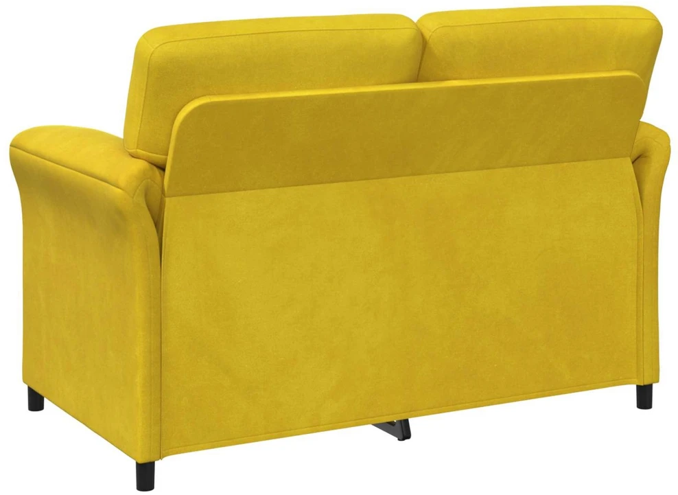 Sofa Sofos komplektas 2 vnt. Geltona Aksomas