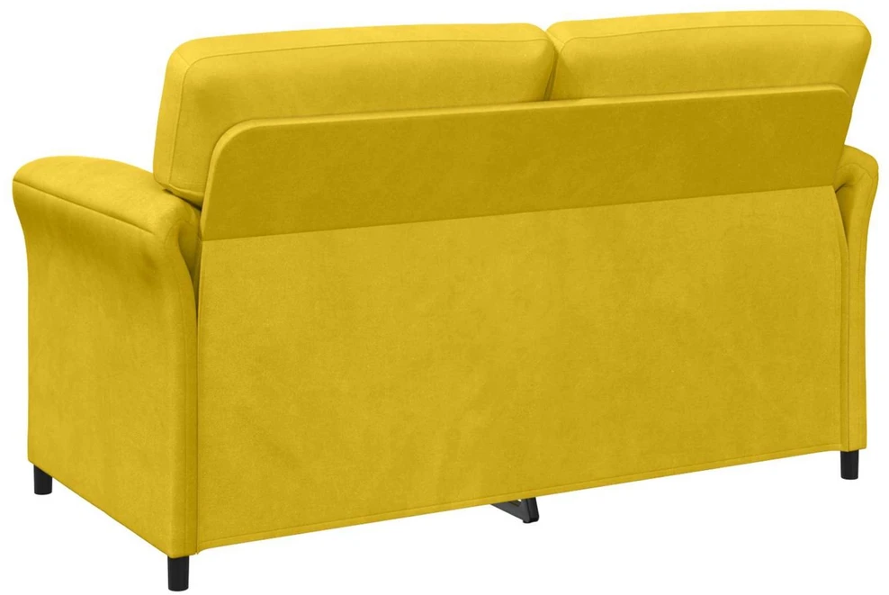 Sofa Sofos komplektas 2 vnt. Geltona Aksomas