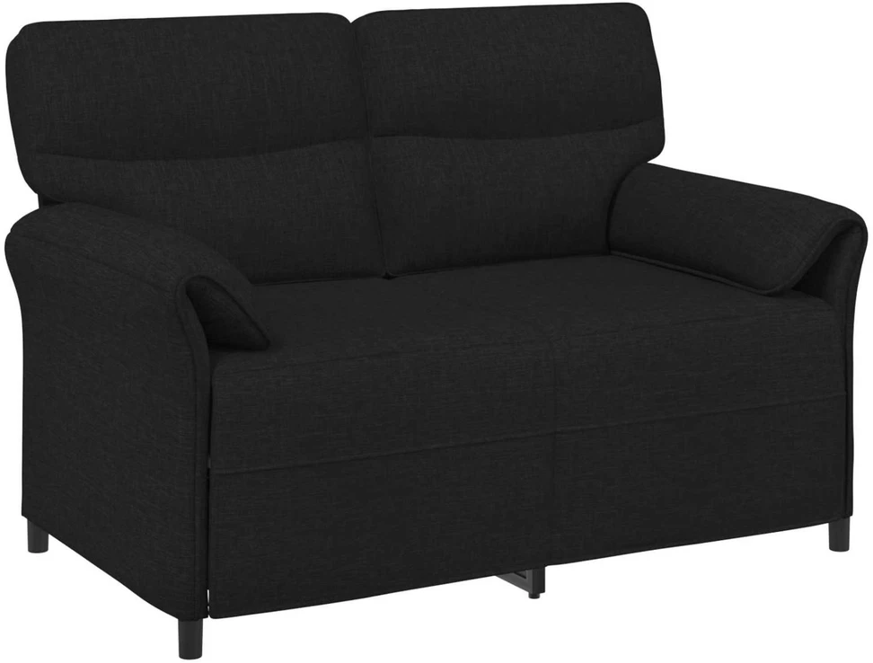 Sofa Sofos komplektas 2 vnt. Juoda Audinys