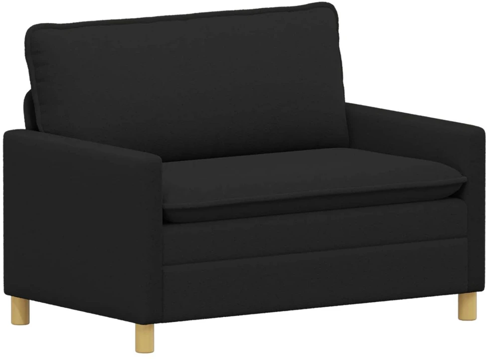 Sofa Sofos komplektas 2 vnt. Juoda Audinys