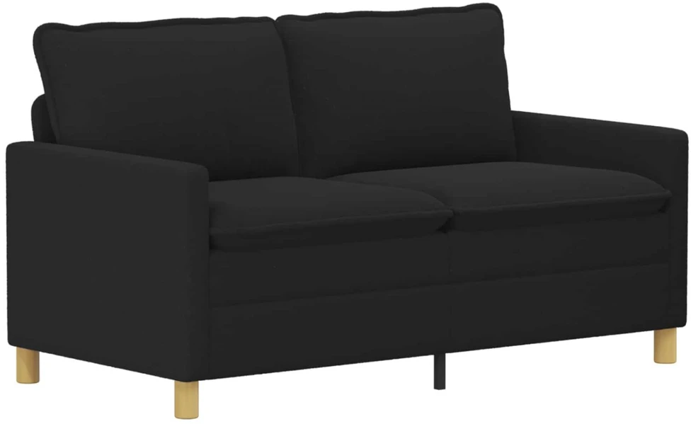 Sofa Sofos komplektas 2 vnt. Juoda Audinys