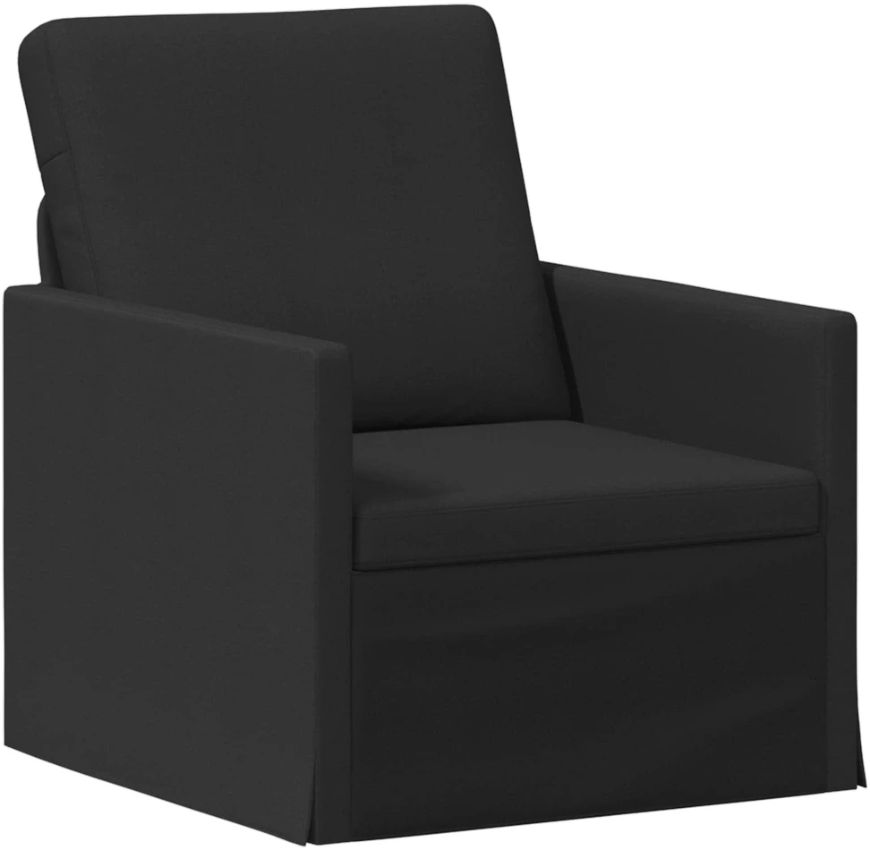 Sofa Sofos komplektas 2 vnt. Juoda Audinys