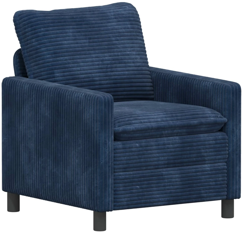 Sofa Sofos komplektas 2 vnt. Jūrinė mėlyna Poliesteris