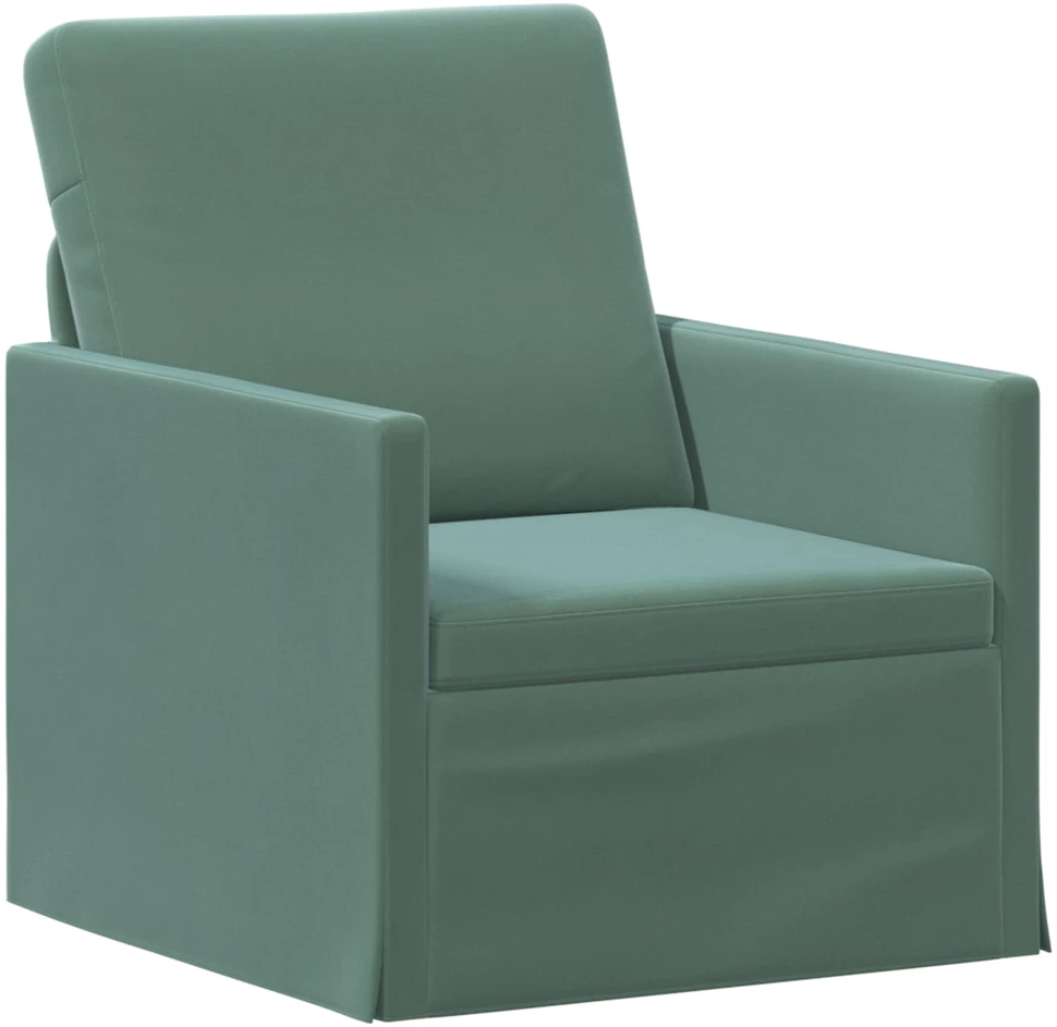Sofa Sofos komplektas 2 vnt. Jūrinė žalia Aksomas