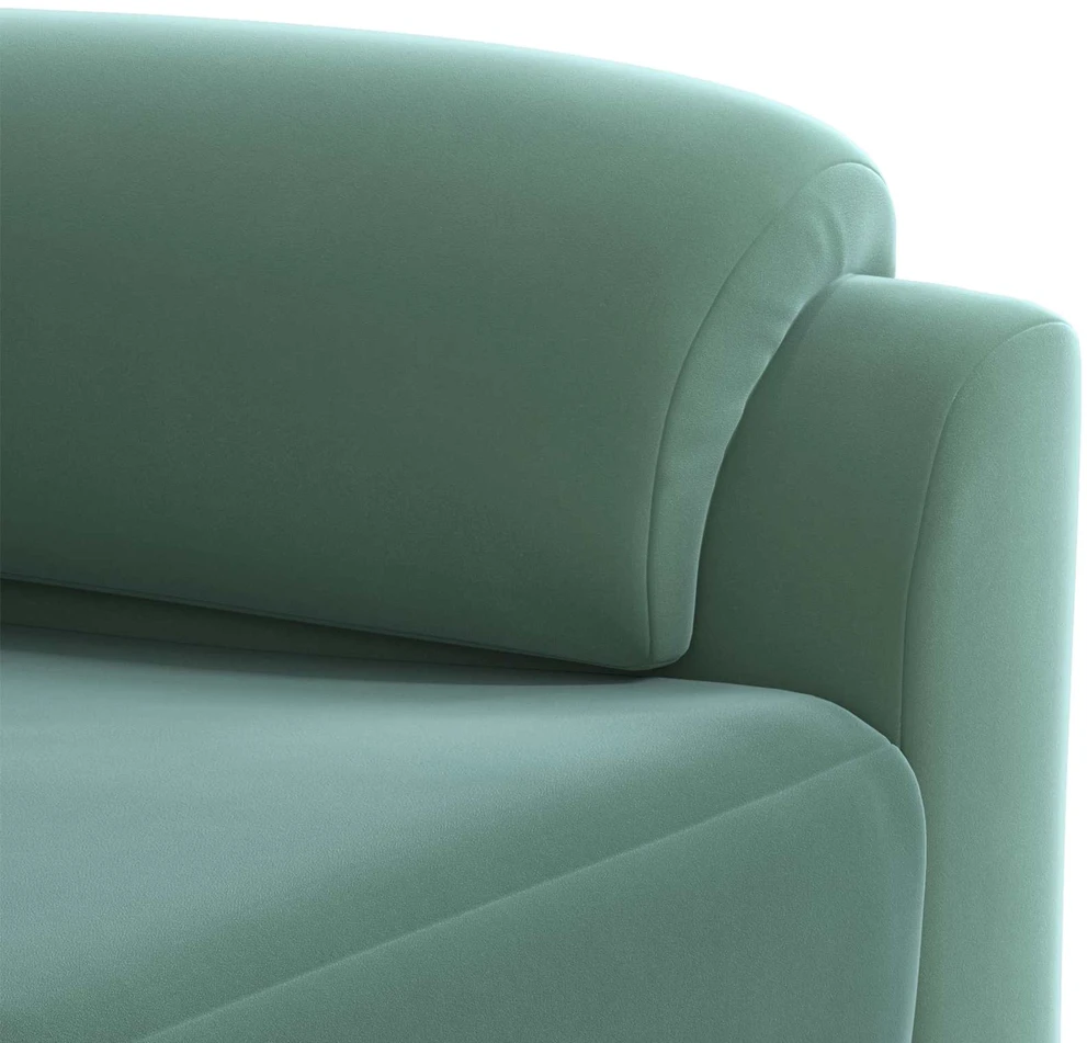 Sofa Sofos komplektas 2 vnt. Jūrinė žalia Aksomas