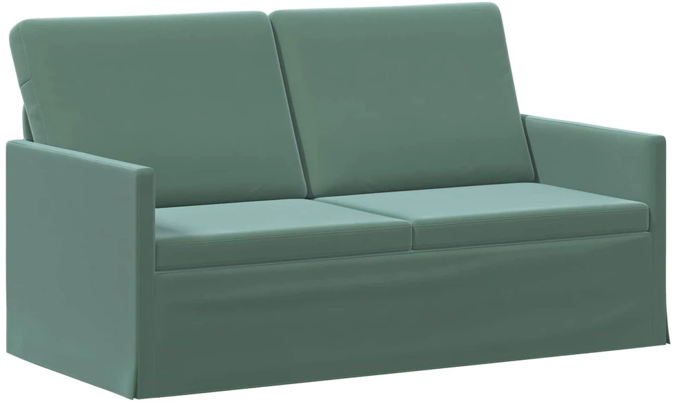 Sofa Sofos komplektas 2 vnt. Jūrinė žalia Aksomas