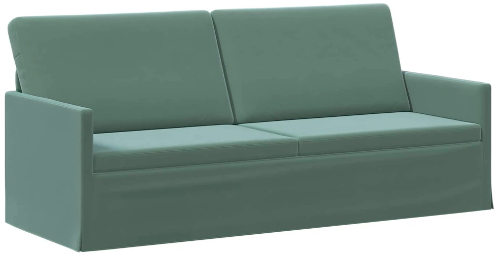 Sofa Sofos komplektas 2 vnt. Jūrinė žalia Aksomas