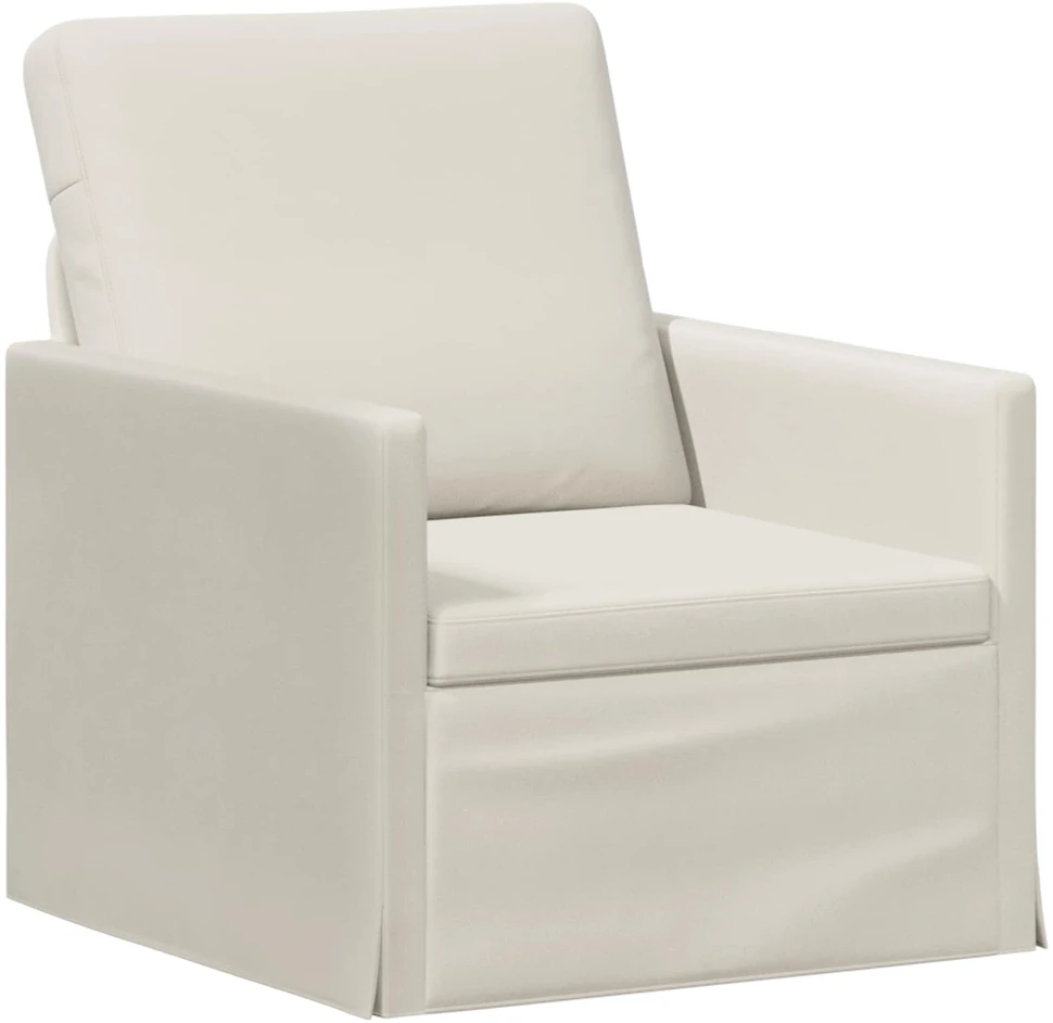 Sofa Sofos komplektas 2 vnt. Kreminė Aksomas