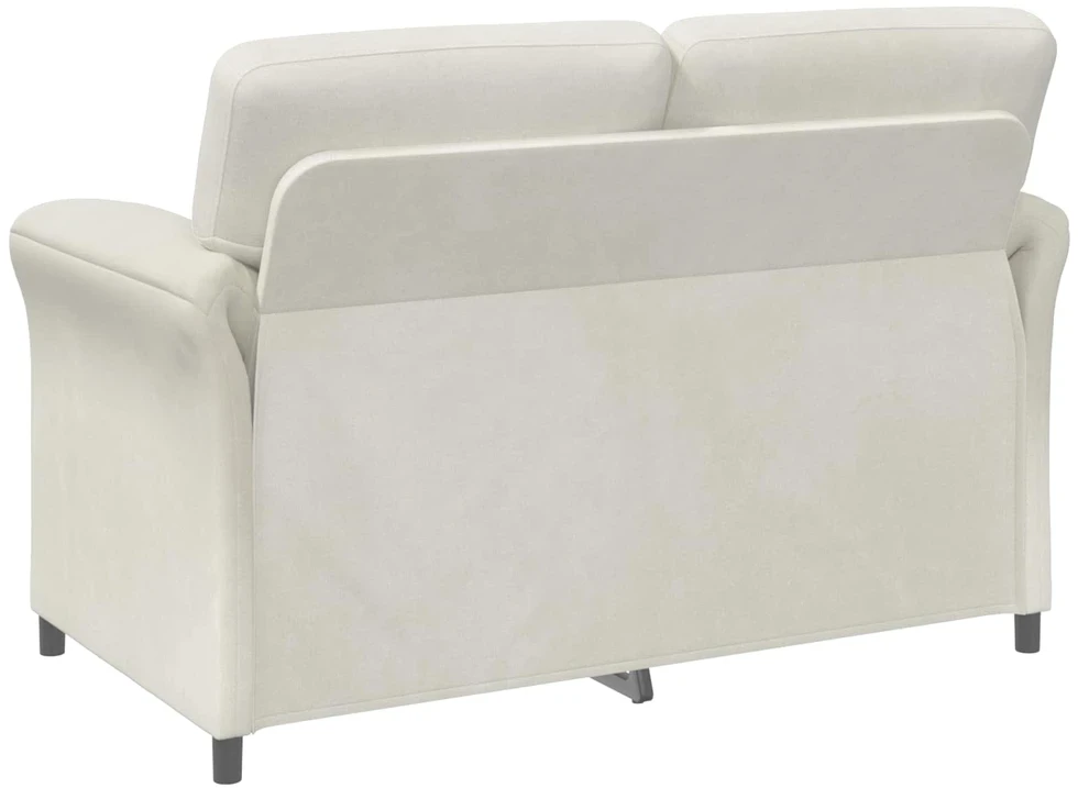 Sofa Sofos komplektas 2 vnt. Kreminė Aksomas