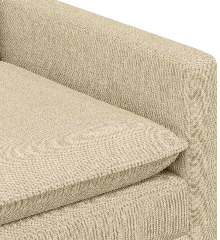 Sofa Sofos komplektas 2 vnt. Kreminė Audinys