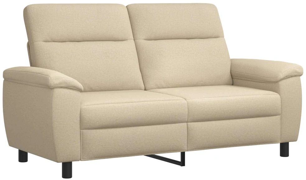 Sofa Sofos komplektas 2 vnt. Kreminė Audinys