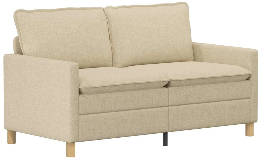 Sofa Sofos komplektas 2 vnt. Kreminė Audinys