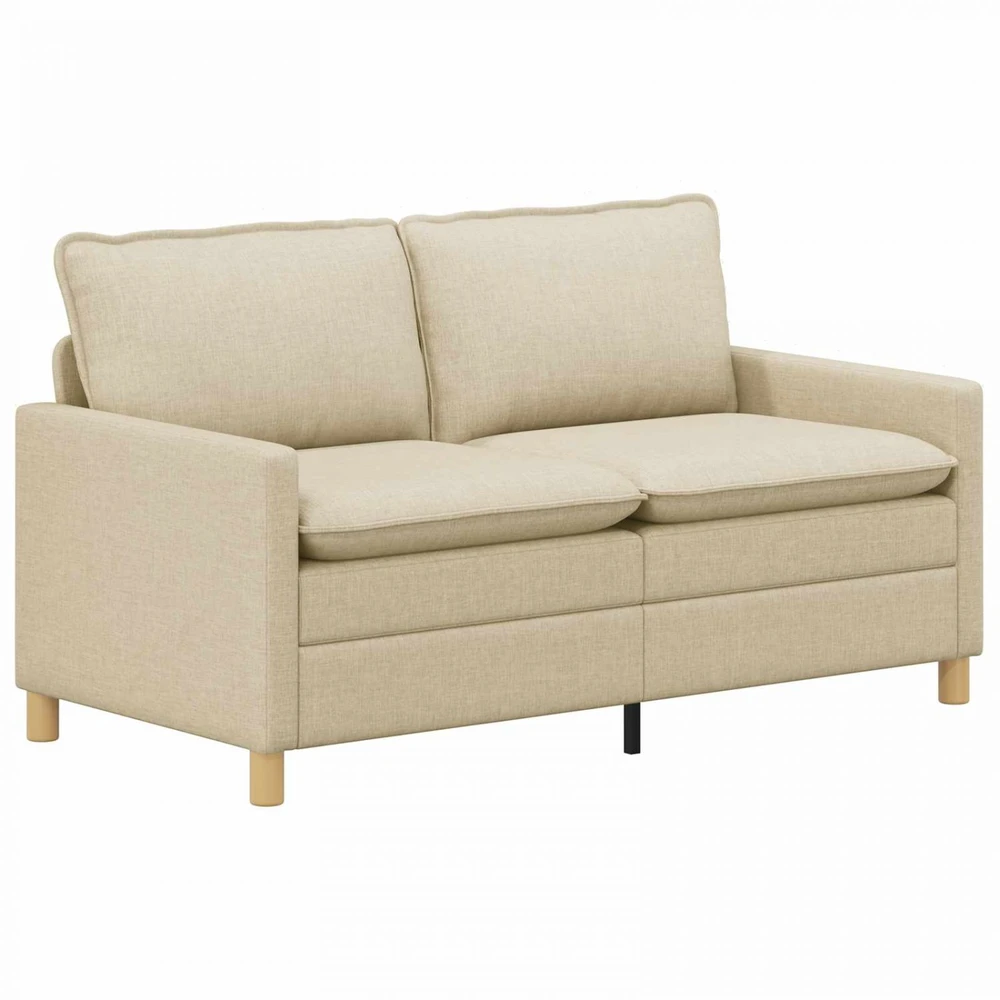 Sofa Sofos komplektas 2 vnt. Kreminė Audinys