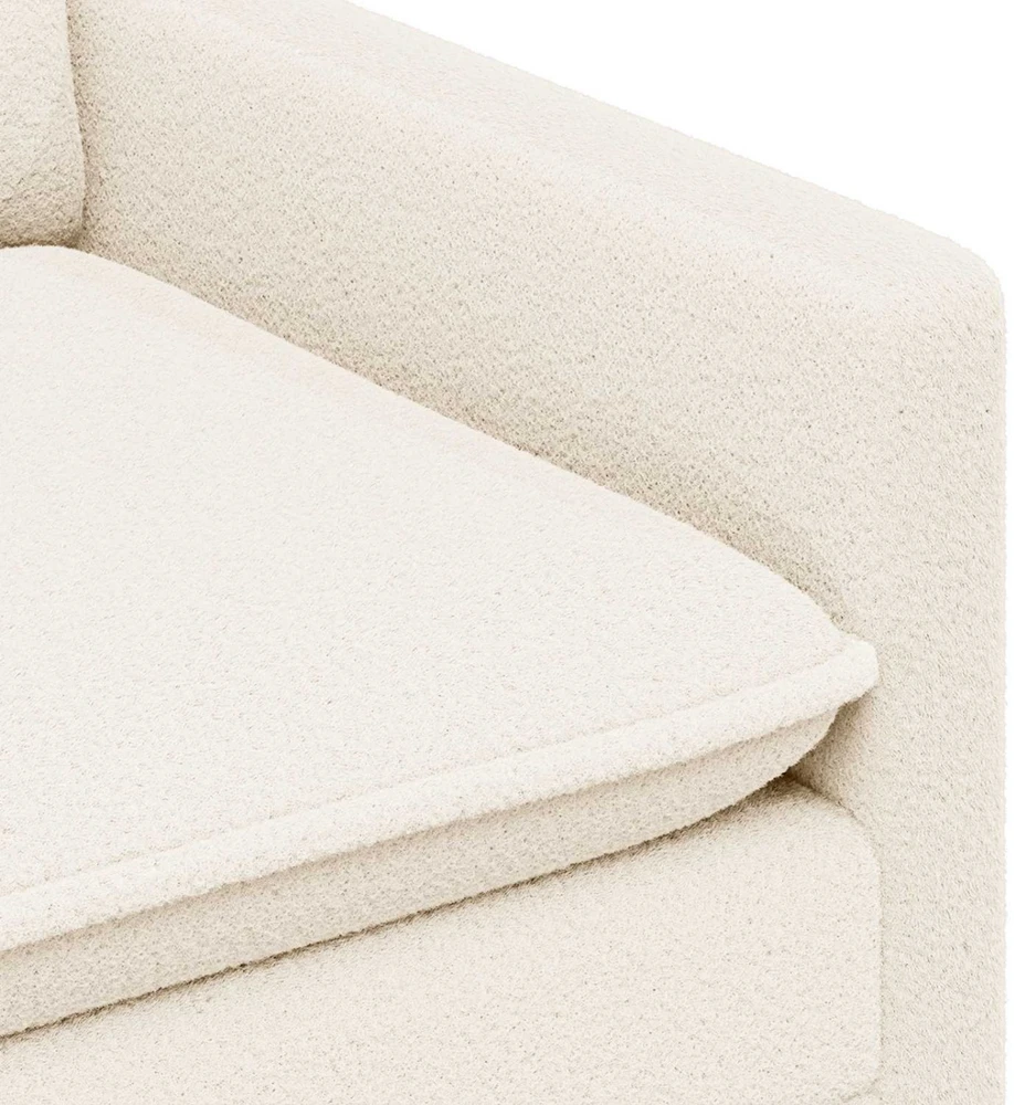 Sofa Sofos komplektas 2 vnt. Kreminė Audinys