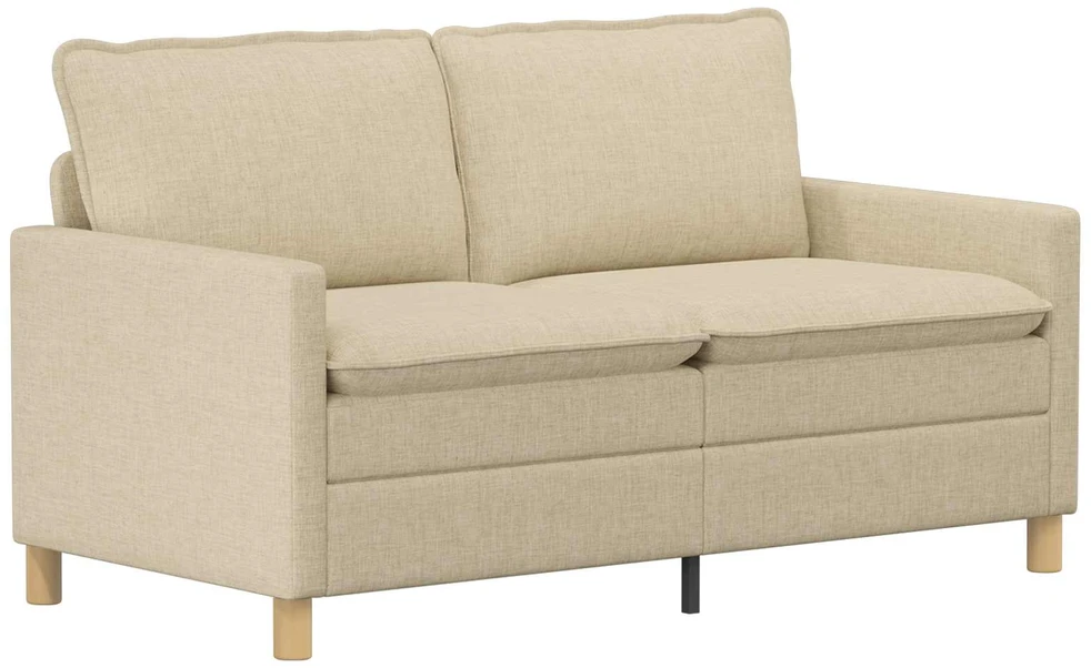 Sofa Sofos komplektas 2 vnt. Kreminė Audinys