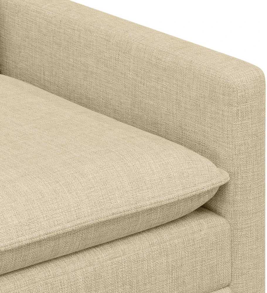 Sofa Sofos komplektas 2 vnt. Kreminė Audinys