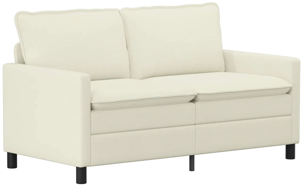 Sofa Sofos komplektas 2 vnt. Kreminė Audinys