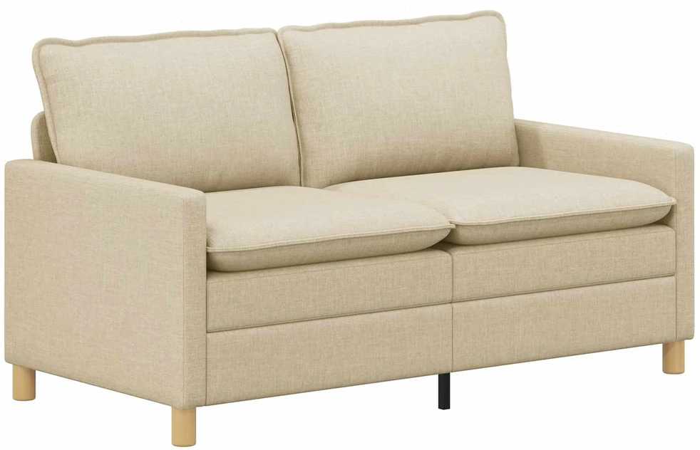 Sofa Sofos komplektas 2 vnt. Kreminė Audinys