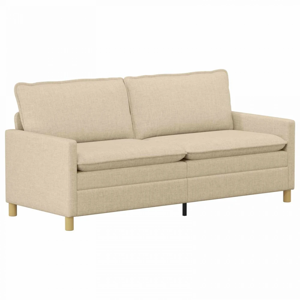Sofa Sofos komplektas 2 vnt. Kreminė Audinys