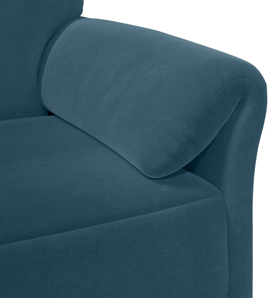 Sofa Sofos komplektas 2 vnt. Mėlyna Aksomas