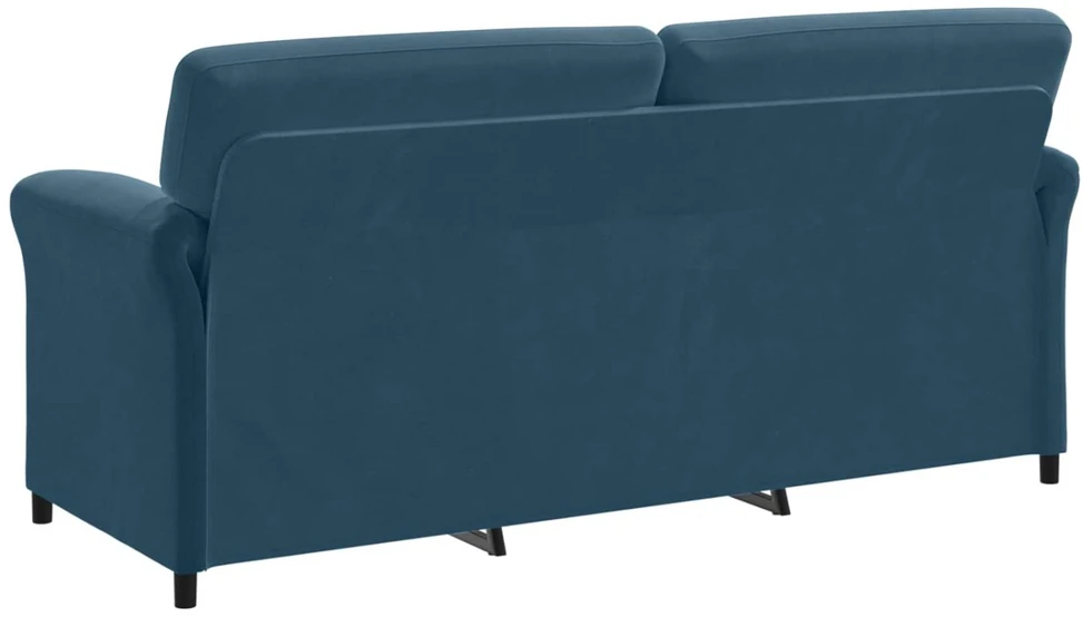 Sofa Sofos komplektas 2 vnt. Mėlyna Aksomas